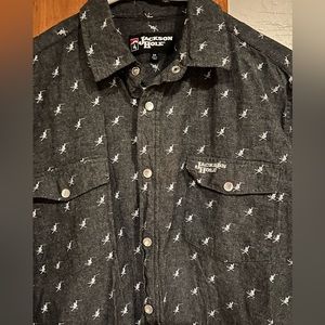 Jackson Hole Skier Pearl Snap